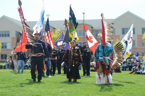 A pow wow took place during last year's Native American Heritage celebration. 