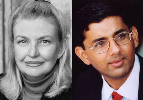 Susan Jacoby and Dinesh D'Souza