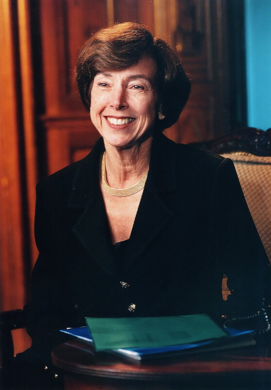 A portrait of Ambassador Carla Hills