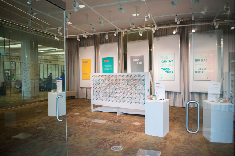 Photo of Tied Together exhibit